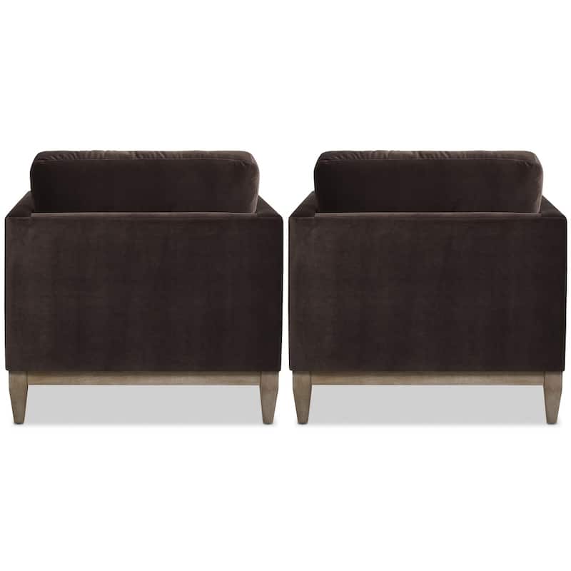 Knox 36" Modern Farmhouse Loose Pillow-Back Arm Chair