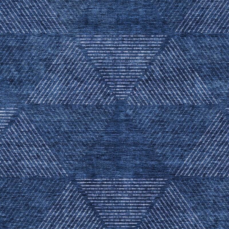 HomeRoots Geometric Transitional Rectangle Outdoor Rug