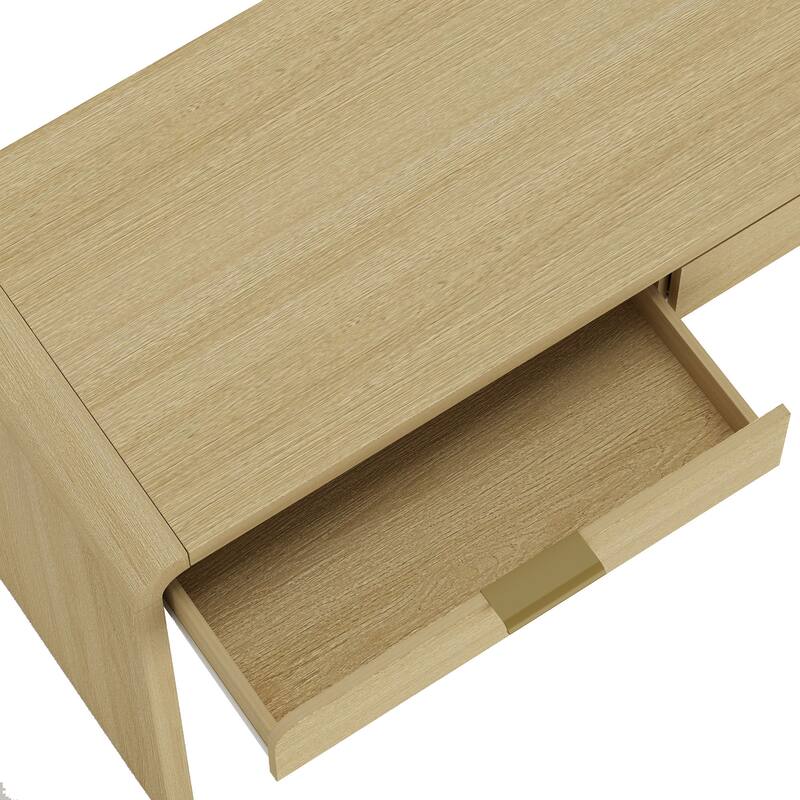 Manhattan Comfort Grace 54" Office Desk (2-Drawer)