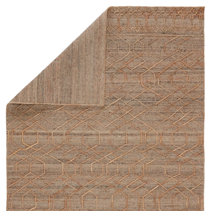 Algrove Natural Geometric Area Rug
