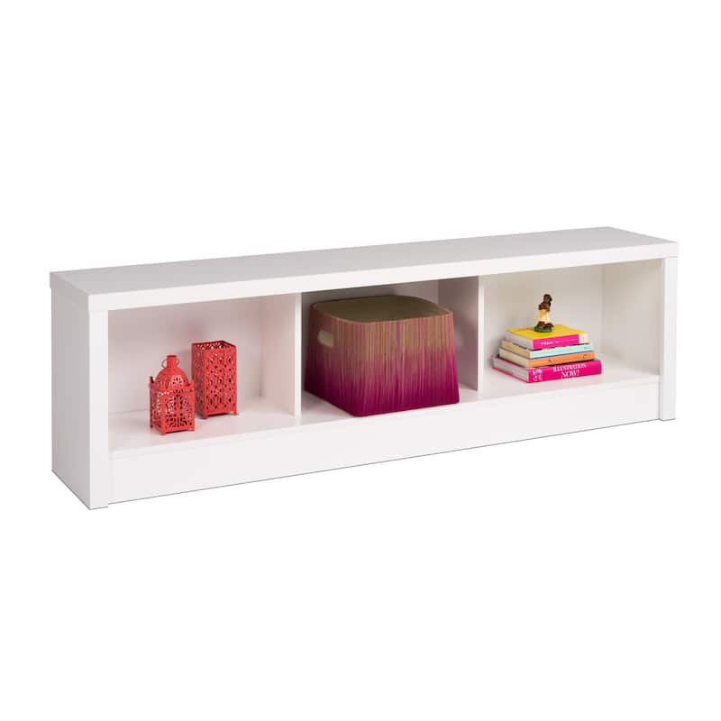 Porch & Den San Pascual Pure White Storage Bench