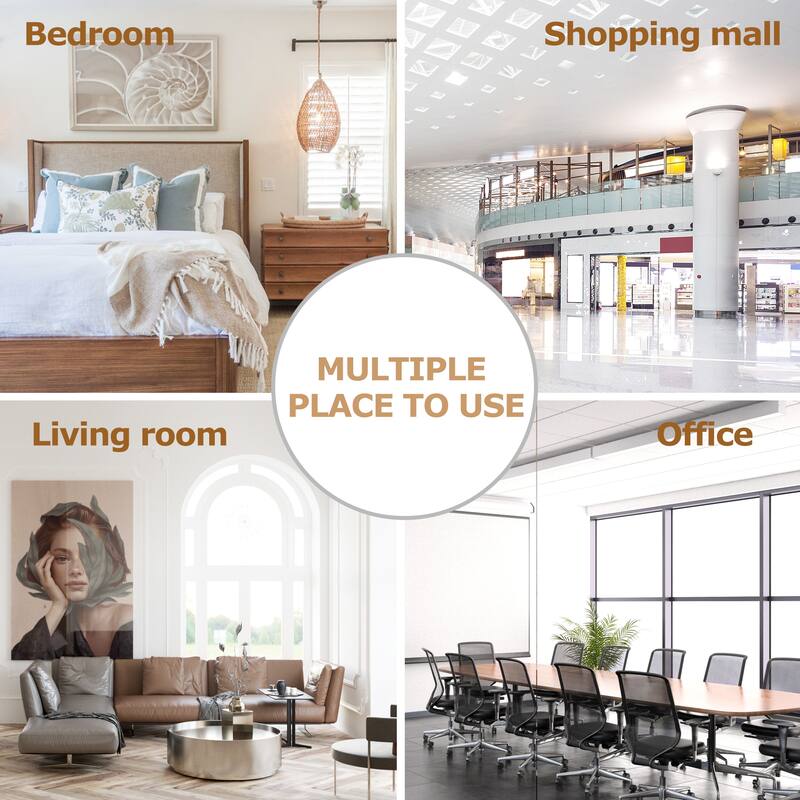 Coffee Table Modern Cocktail Table Easy Assembly with Tempered Glass Top & Sturdy Wood Base, Natural (OLD SKU: WF190112AAL)