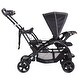 preview thumbnail 3 of 3, Baby Trend Sit N' Stand® Double Stroller, Onyx