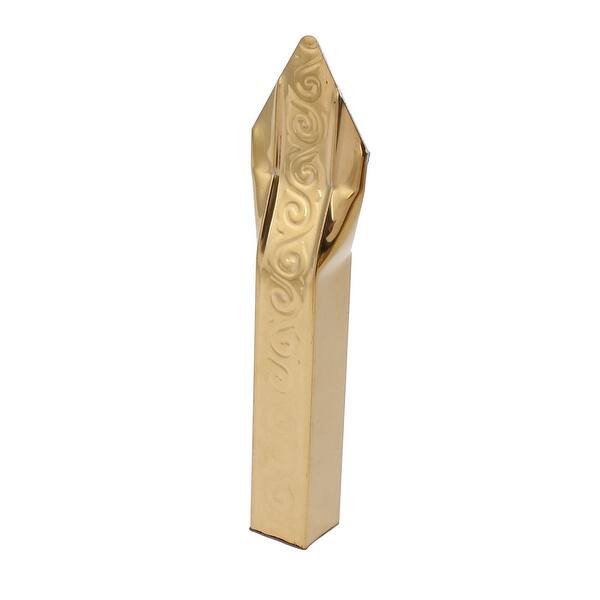 Shop 25mmx25mm Square Bottom Metal Gate Fence Decorative Post Cap