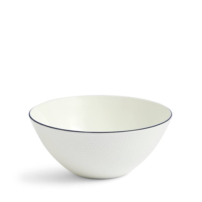 Wedgwood Gio Blue Cereal Bowl 6.2in, Blue Line