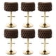 preview thumbnail 24 of 76, Upholstered Adjusatble Swivel Bar Stools Set of 2