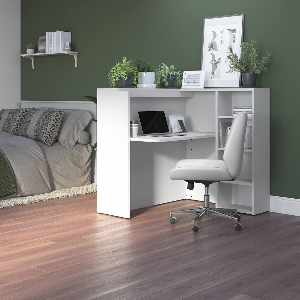 Studio C 48W Privacy Desk with Shelves by Bush Business Furniture