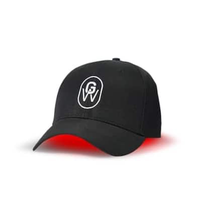 GroWell Soft Cap Hair Growth System, Red Light Therapy, FDA Cleared, Black Cap