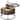 Moasis Round Lift Top Coffee Table with Hidden Storage