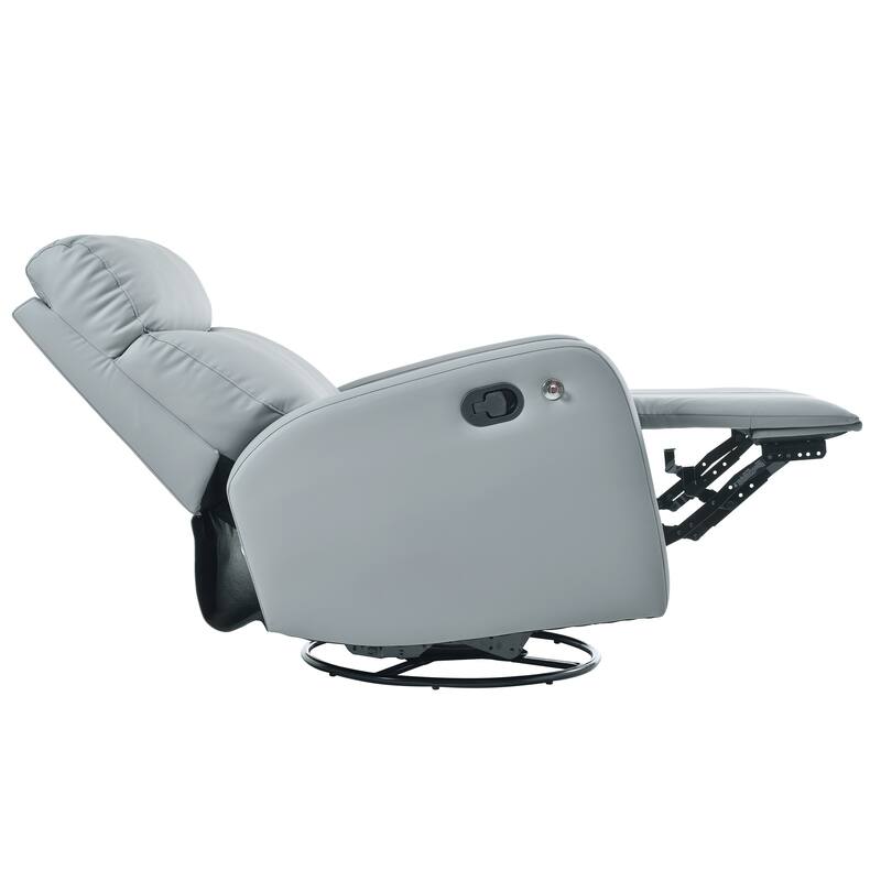 Swivel Rocker Recliner Chair, 360 Degree Nursery Rocking Chair, Glider Chair, Rocking Swivel Recliner Chair for Bedroom