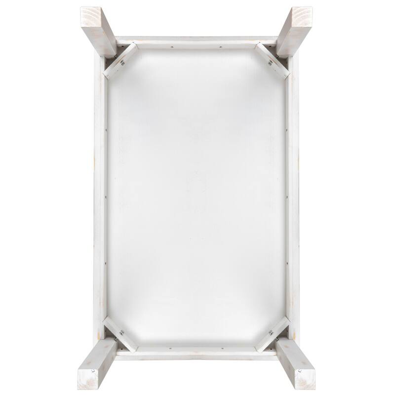 60" x 38" Rectangular Antique Rustic Solid Pine Farm Dining Table