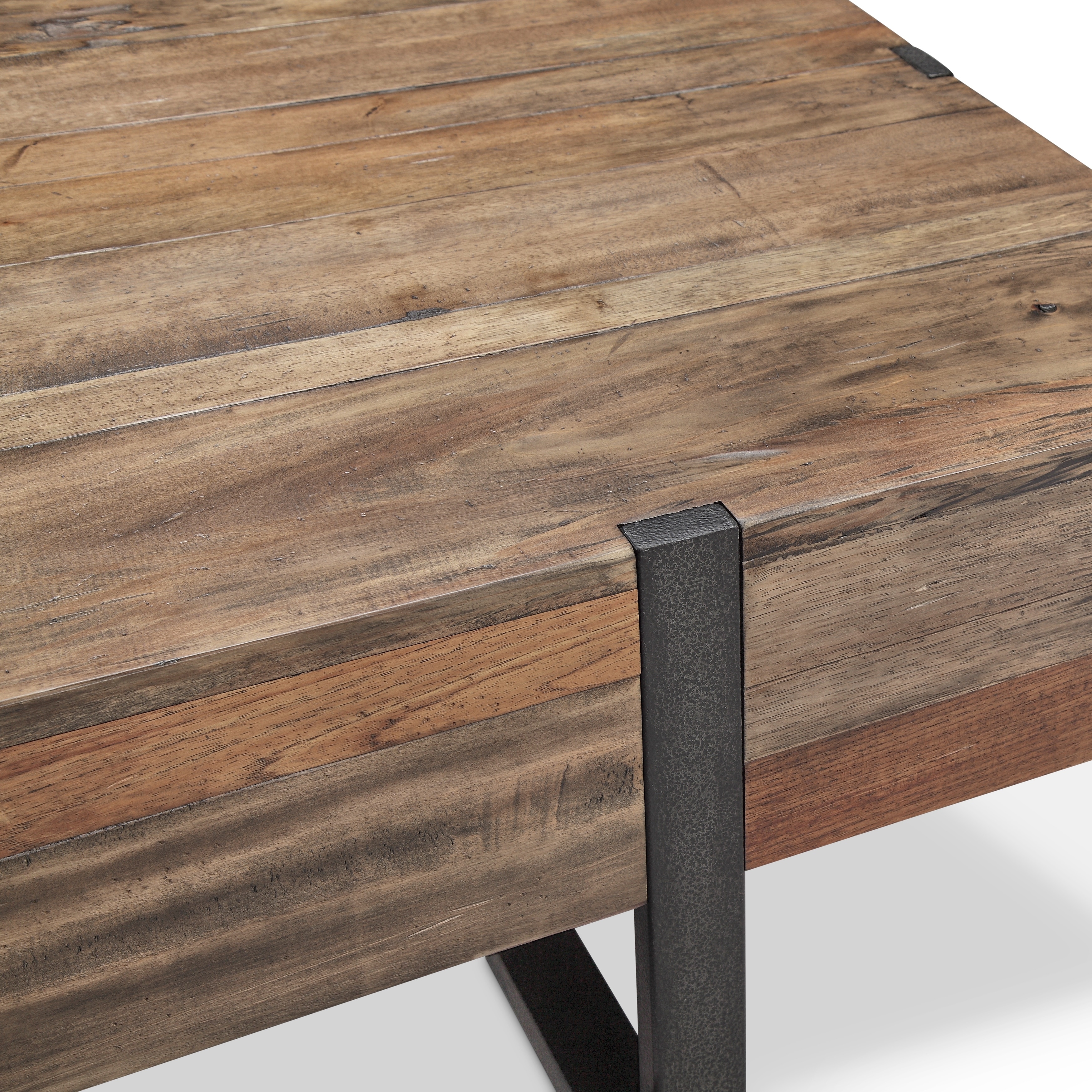 Prescott Modern Reclaimed Wood Condo Coffee Table Overstock 16939913