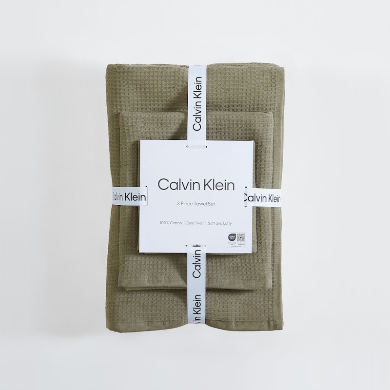Calvin Klein Eternity Solid Cotton Towel Set