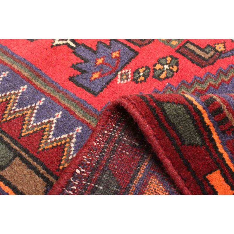 ECARPETGALLERY Hand-knotted Andelz Dark Blue Wool Rug - 4'4 x 6'7