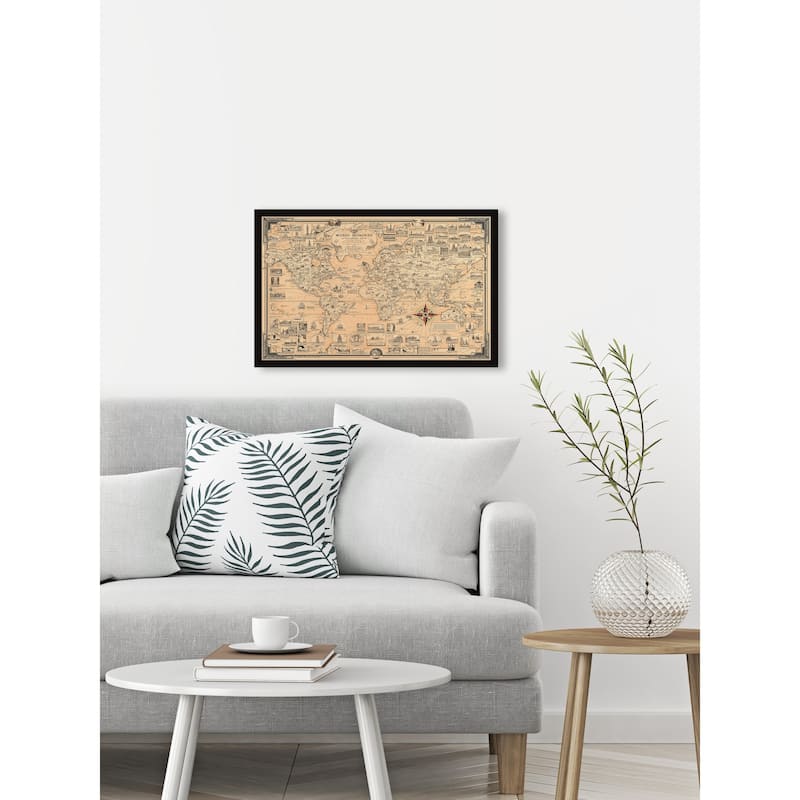 World Wonders Framed Print