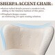 preview thumbnail 3 of 4, Modern Accent Chair Comfy Lounge Chair Upholstered Side Chair
