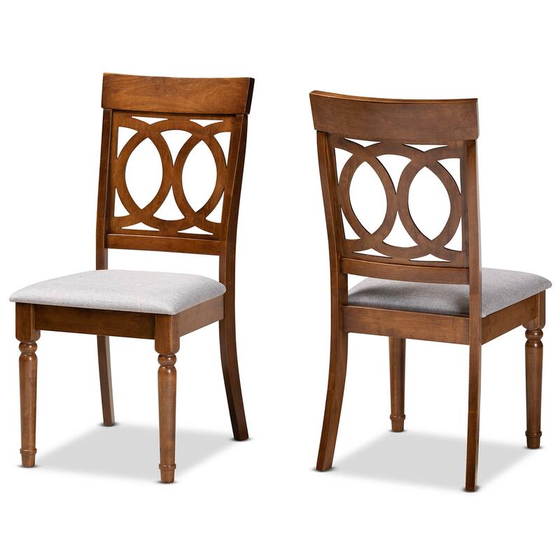 Lucie Modern and Contemporary 2-PC Dining Chair Set