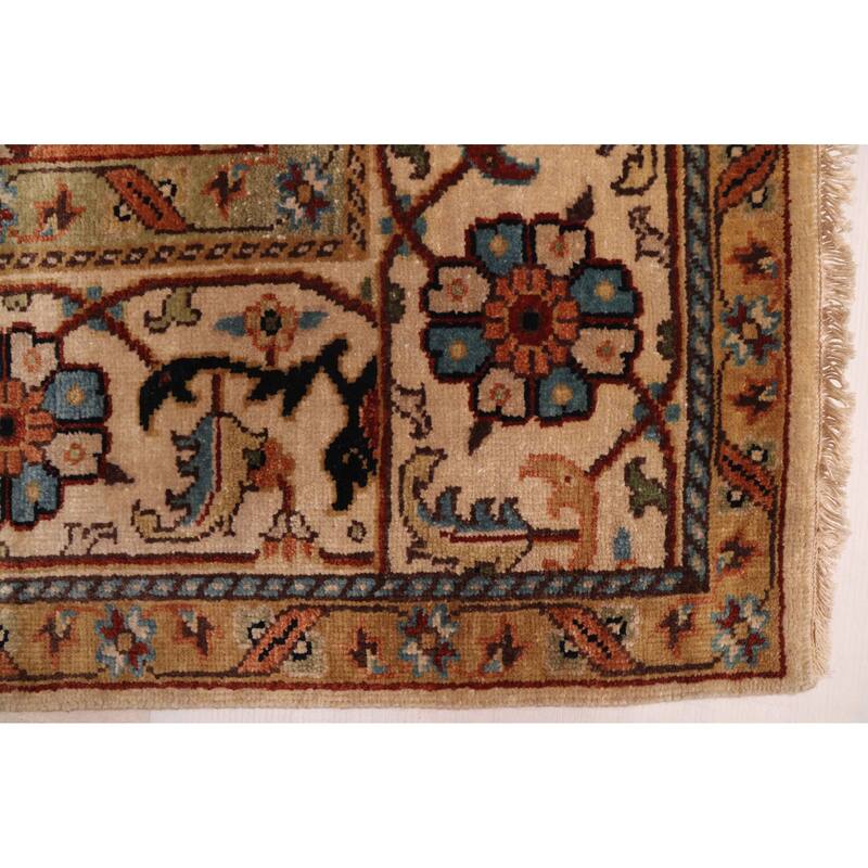 ECARPETGALLERY Hand-knotted Jules Sultane Ivory Wool Rug - 7'11 x 9'11