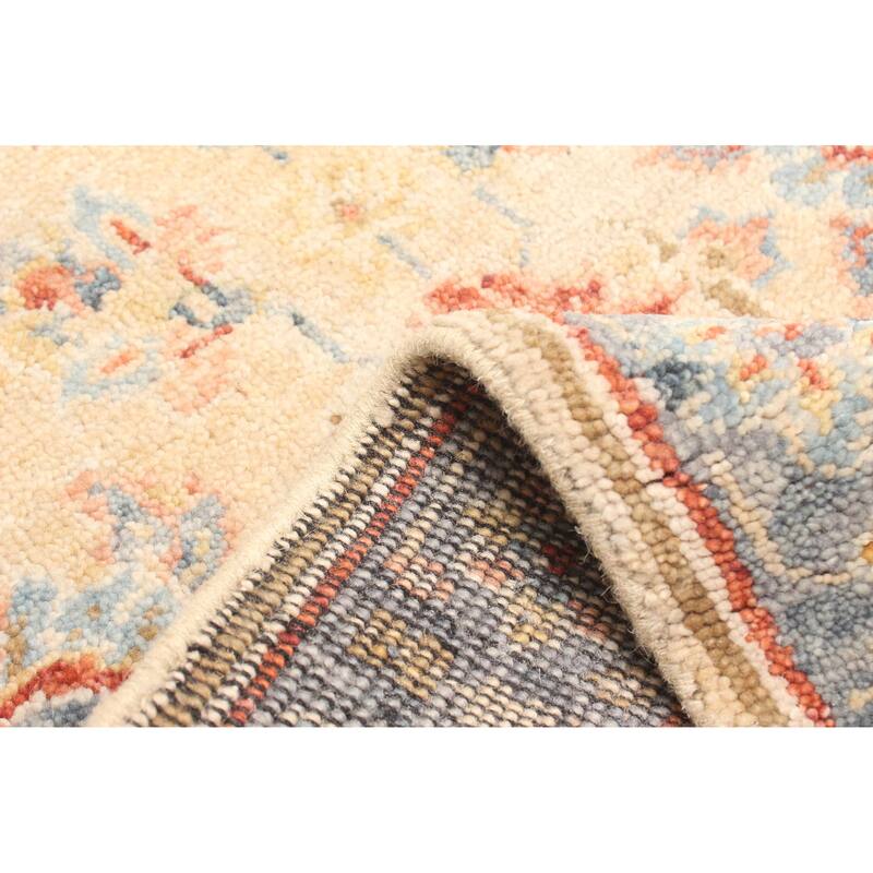 ECARPETGALLERY Hand-knotted Finest Oushak Tan Wool Rug - 2'2 x 4'4