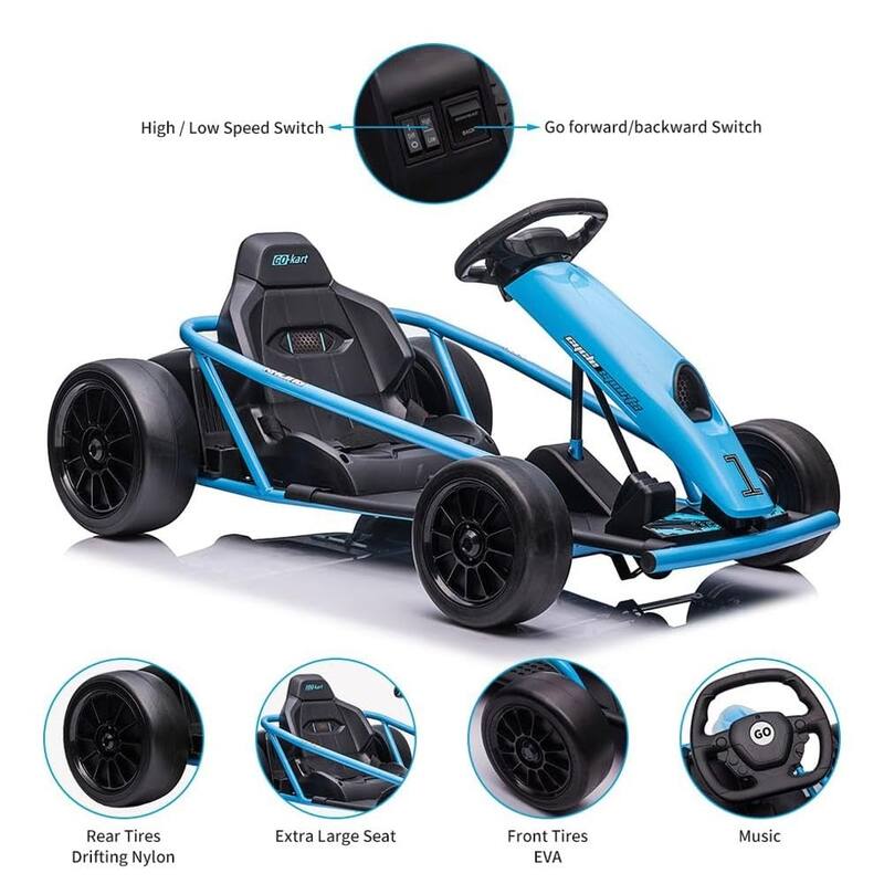 24V Kids Ride on Go Kart with Powerful Motors