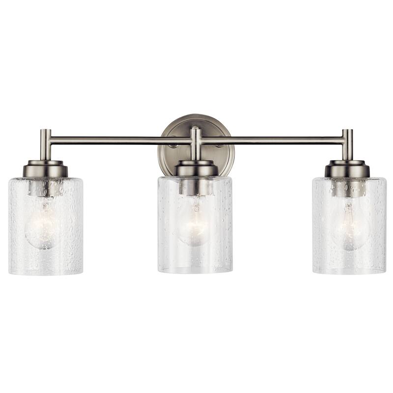 Kichler Lighting Winslow 3-light Brushed Nickel Bath Vanity Light