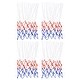 preview thumbnail 1 of 5, 4Pcs Basketball Net Replacement, Polyester Basketball Hoop Net Rim Net