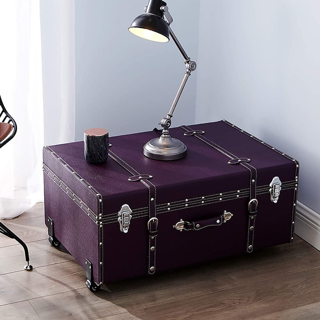 Texture® Brand Trunk - Downtown Purple by DormCo