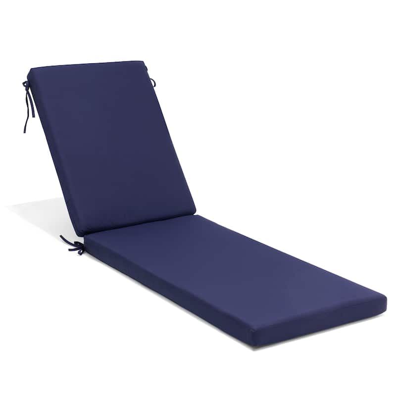 Pellebant Outdoor Patio Chaise Lounge Cushion - 1PC-71.8" - Navy Blue