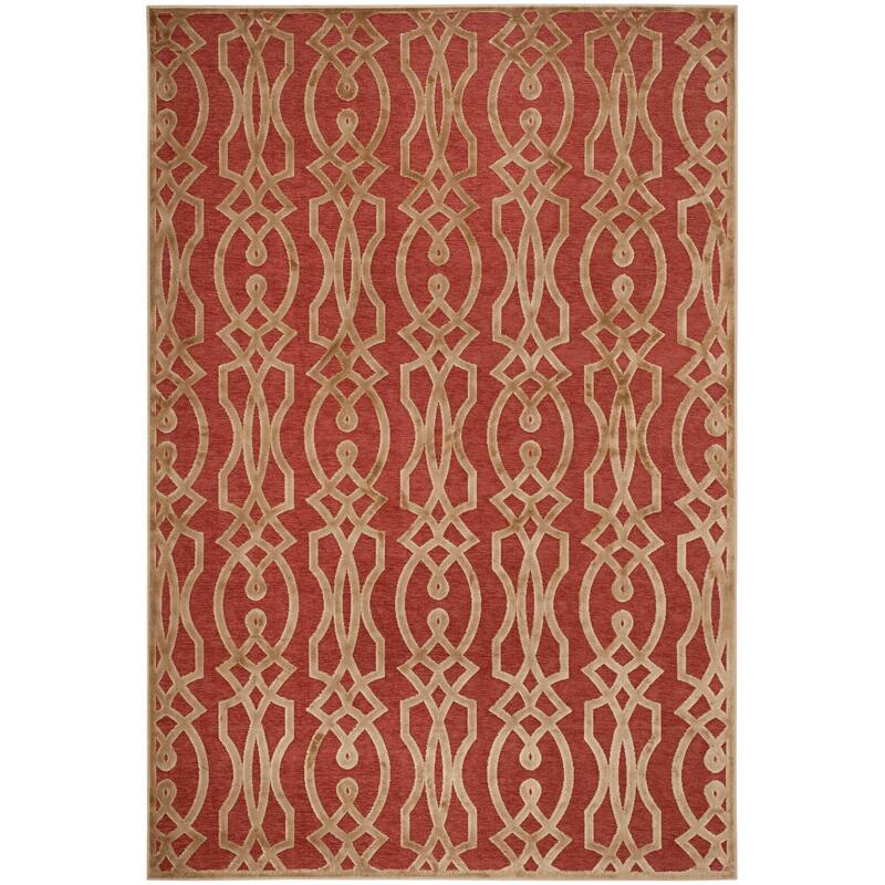 Martha Stewart by SAFAVIEH Villa Screen Viscose Rug