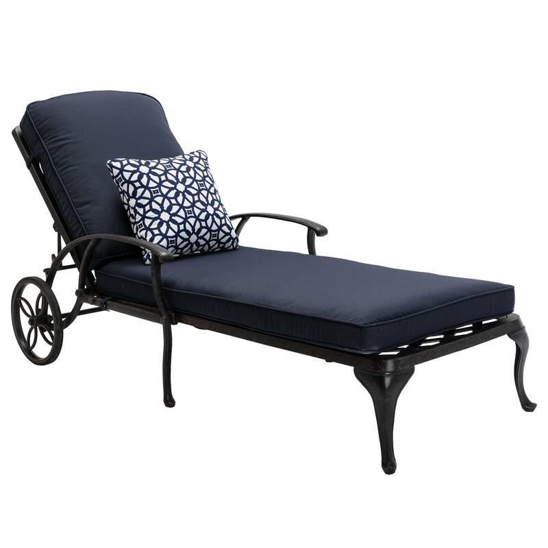 Aluminum Reclining Outdoor Chaise Lounge