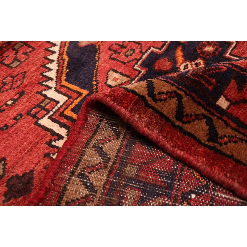 ECARPETGALLERY Hand-knotted Konya Anatolian Dark Red Wool Rug - 3'7 x 9'6