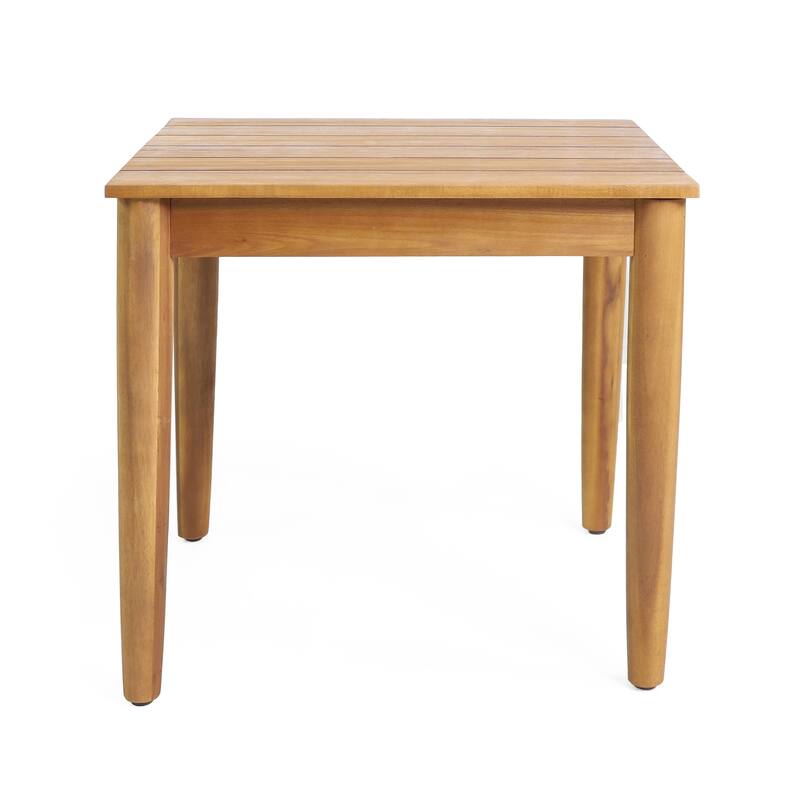 Magnolia Outdoor Acacia Wood Chat Set by Christopher Knight Home