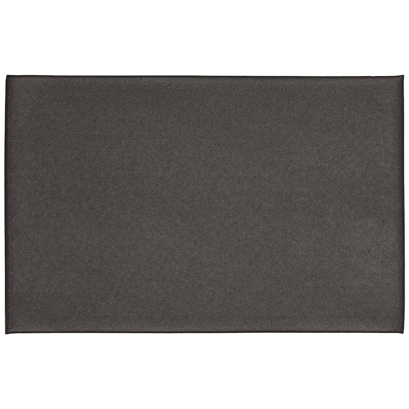 Mohawk Utility Mat Footlover-Pebbleface Mat (1'6x2'6) - 1'6" x 2'6" - Black