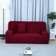 preview thumbnail 14 of 13, Christmas Red Stretch Sofa Cover Loveseat Couch Slipcover Washable Stylish Furniture Protector with One Cushion Case