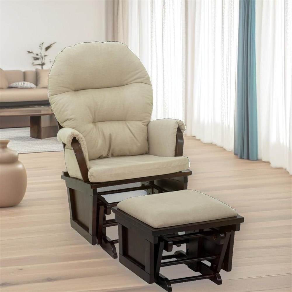 Rocking chair discount with ottoman walmart
