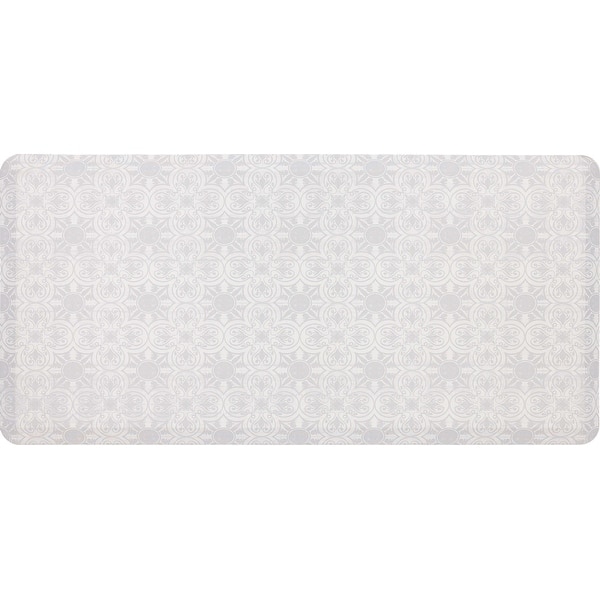 slide 1 of 1, Mohawk Home Dri-Pro Cushion Anti-fatigue Mat 1'6" x 2'6" - Fade Tiles Multi