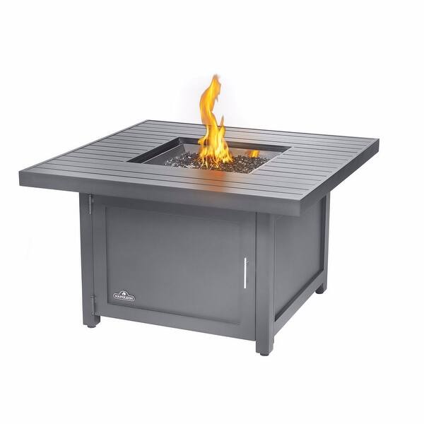 Shop Napoleon Hamp2 Hamptons 42 Wide 40 000 Btu Freestanding Liquid Propane Natural Gas Square Table Fire Pit Grey Overstock 17265691
