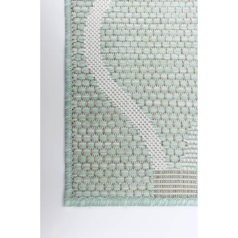 ECARPETGALLERY Veranda Abstract Indoor/ Outdoor Rug