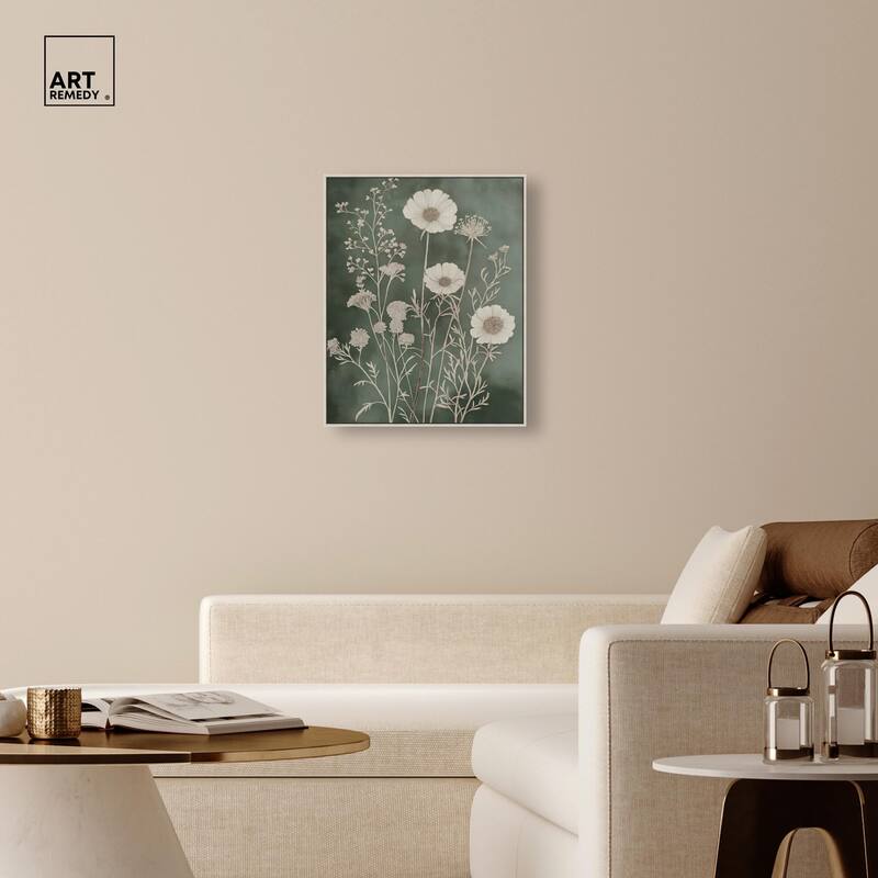 Airy Green Garden Canvas by Art Remedy