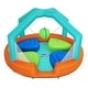 preview thumbnail 3 of 6, Bestway H2OGO! Dodge & Drench Kids Inflatable Outdoor Water Park with Air Blower - 65.9