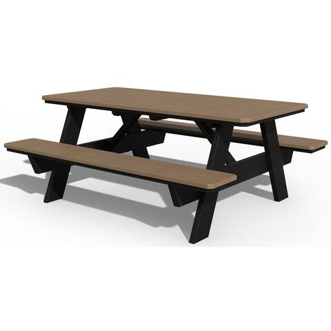 Poly Lumber 3' x 6' Picnic Table