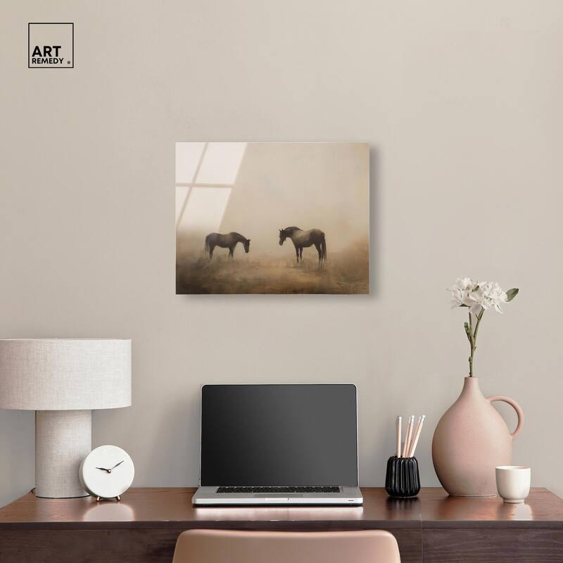 Equine Duo II Acrylic by Art Remedy, Ready to Hang