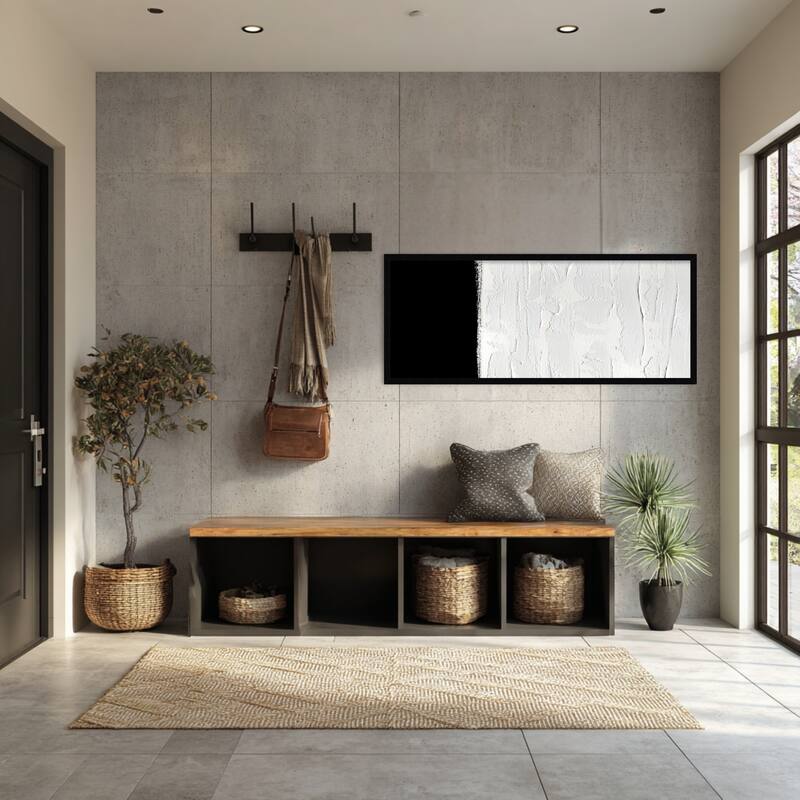 Amanti Art Framed Fabric Pinboard Silence by Uplusmestudio Printed Bulletin Board