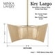 preview thumbnail 7 of 8, Minka Lavery 6576 Key Largo 1 Light 22" Wide Pendant with Natural Rope