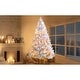 preview thumbnail 18 of 16, Roomfitters Pre-Lit Artificial Christmas Tree Set 4FT 6FT 7.4FT, Holiday Trees with Metal Stands, Warm Lights, Silver