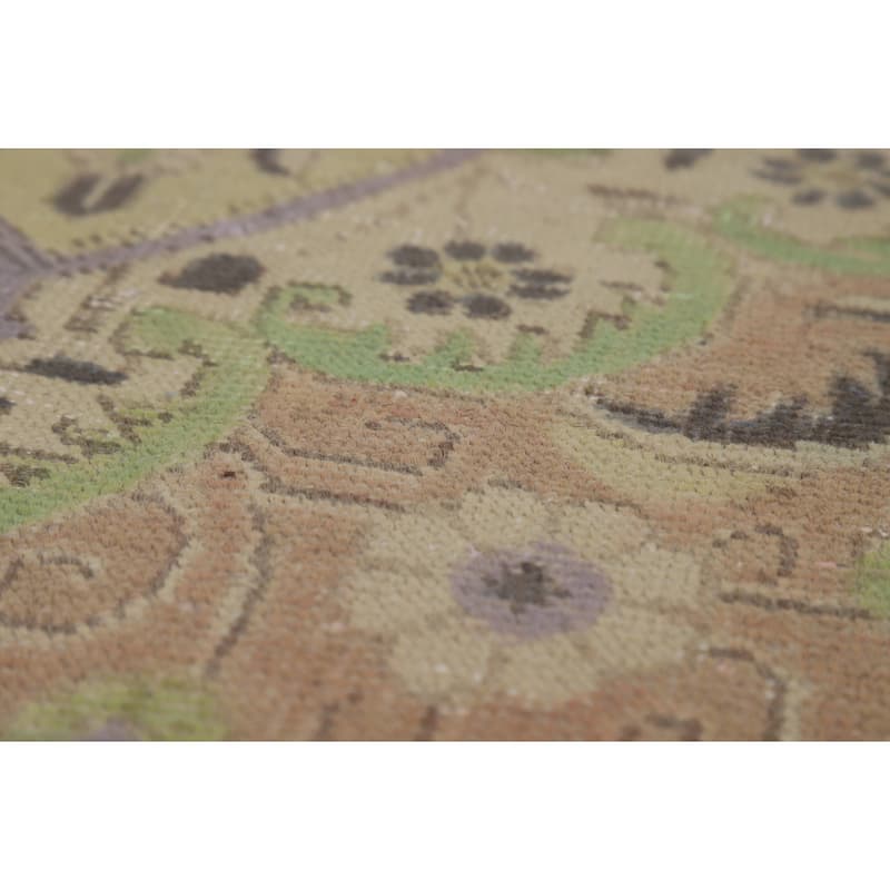 Light Blue Tabriz Persian Area Rug Handmade Bedroom Wool Carpet - 9'5"x 12'5"
