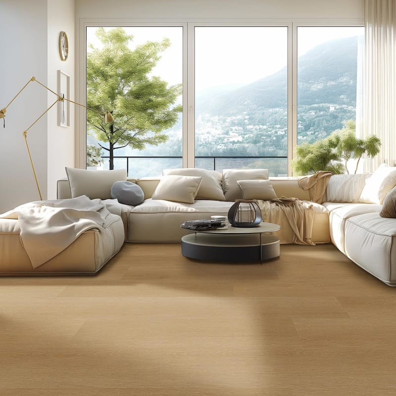 Ackland AKVRC9X48-9030-PL Wiltern 9" x 48" Embossed Vinyl Flooring