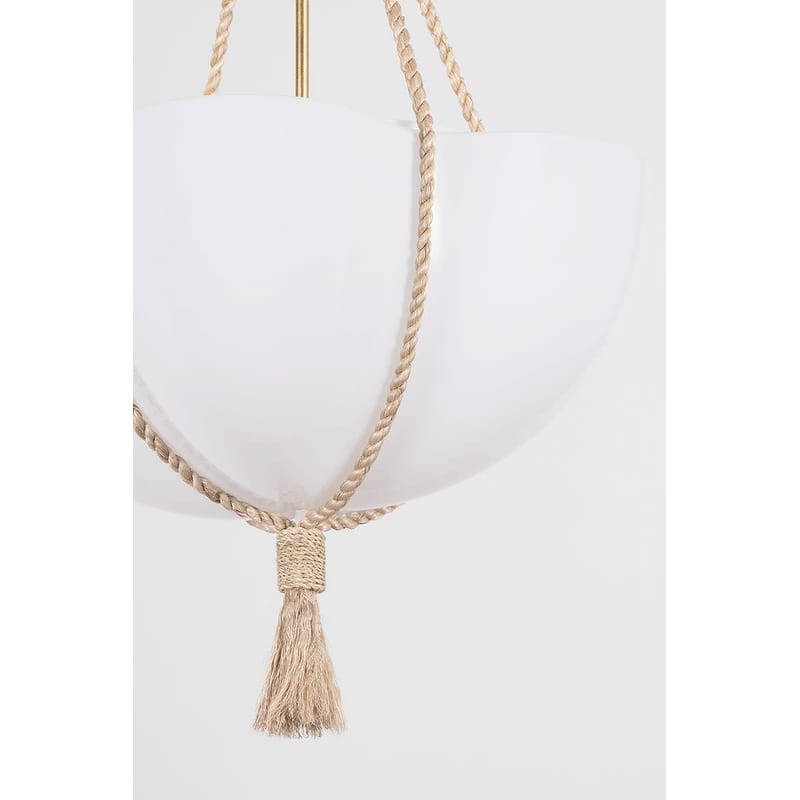 Hudson Valley Lighting 1020 Amberley 20" Wide Pendant with Matte Opal