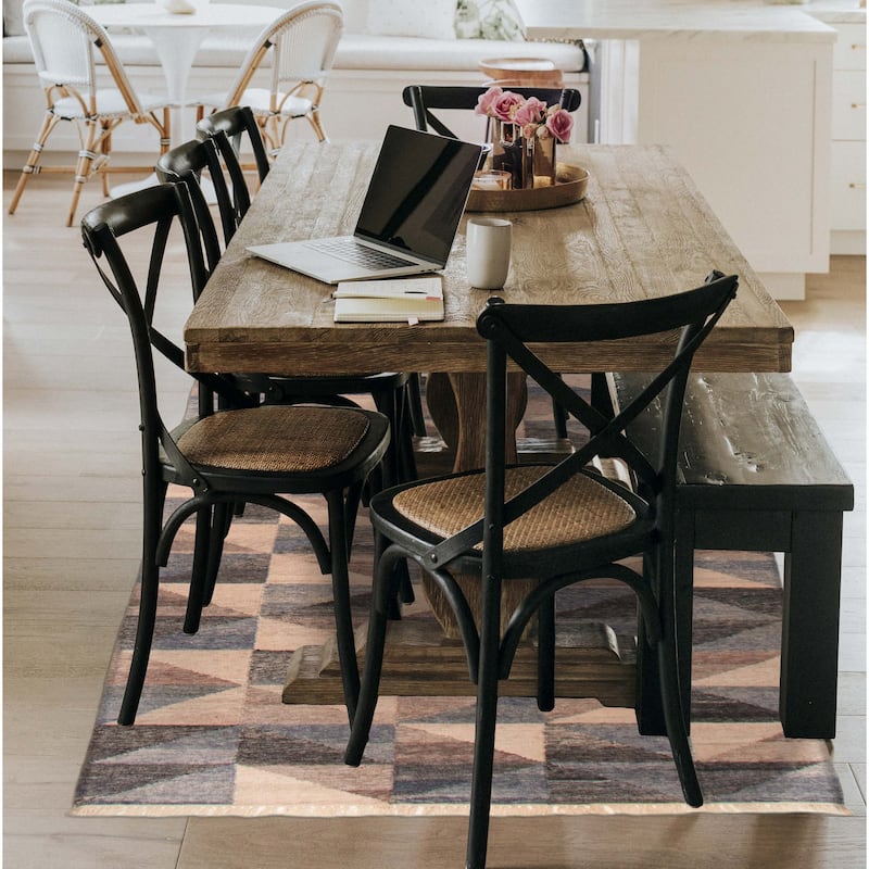 Ankara FW Grey Kilim 5'2" x 8'0" - 5'2 x 8'0