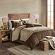 preview thumbnail 2 of 56, Madison Park Westbrook 7 Piece Faux Suede Comforter Set